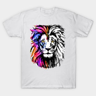 Abstract Lion Head - Lion by Tigazprint T-Shirt